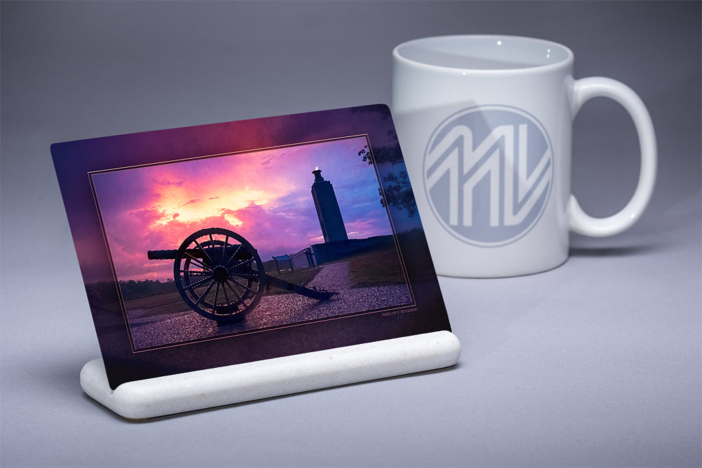 "Eternal Light Peace Memorial" 4x6 Metal Print & Stand