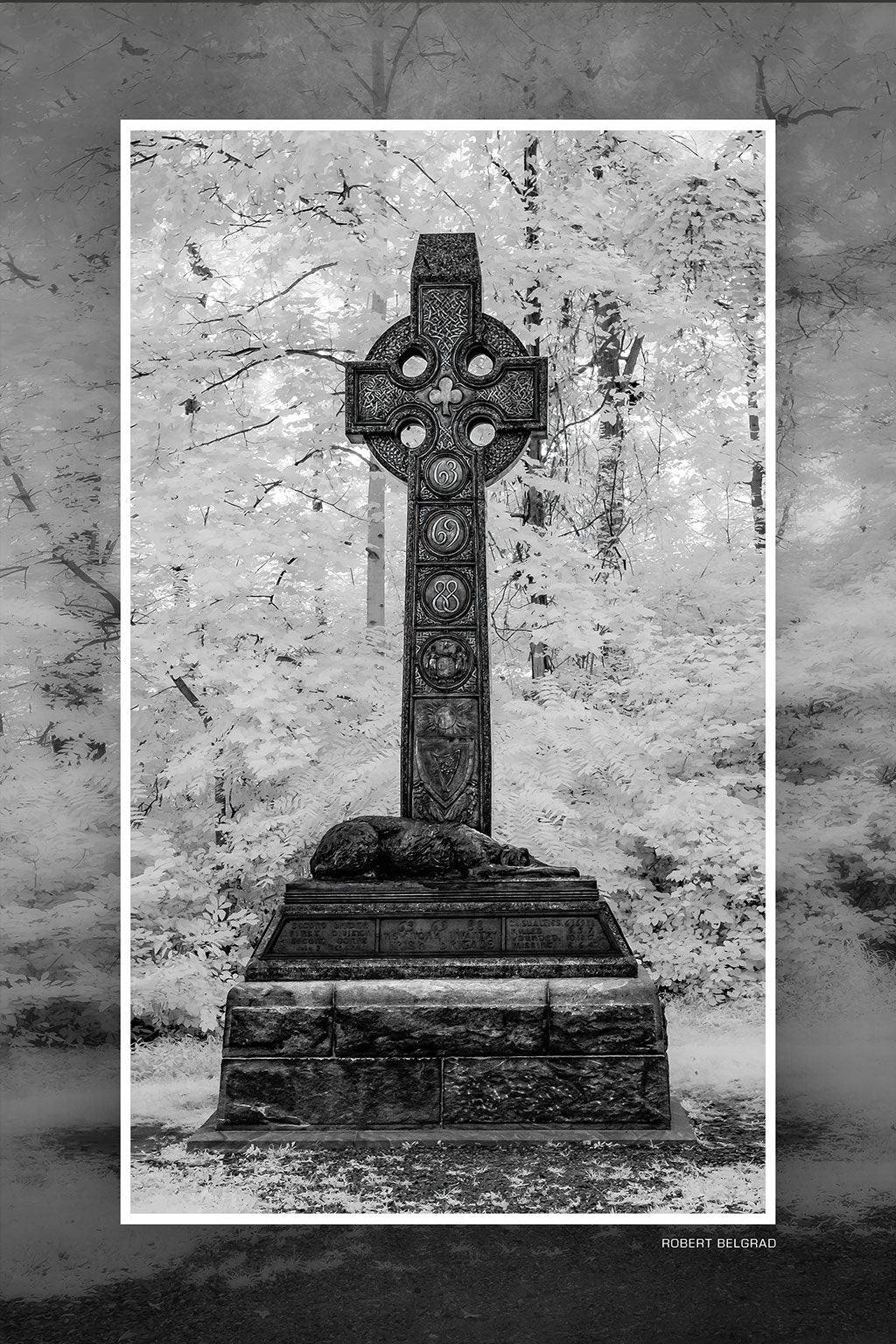 "Irish Brigade IR" 6x9 Metal Print & Stand