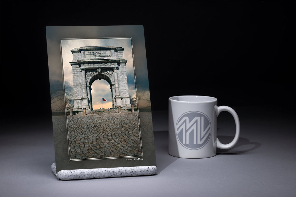 &quot;Patience and Fidelity&quot; 6x9 Metal Print &amp; Stand