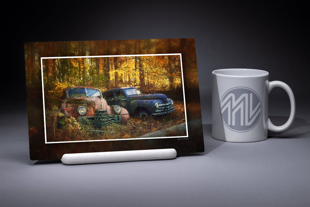 &quot;American Rust&quot; 6x9 Metal Print &amp; Stand