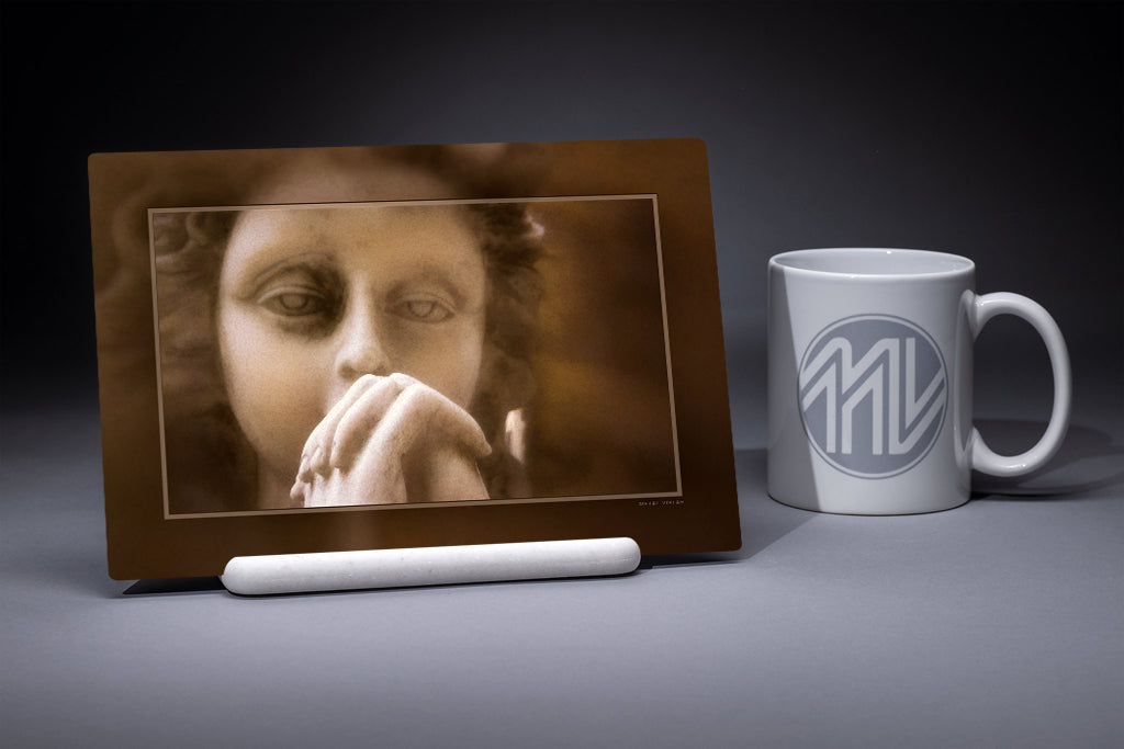 &quot;Prayers of an Angel&quot; 6x9 Metal Print &amp; Stand