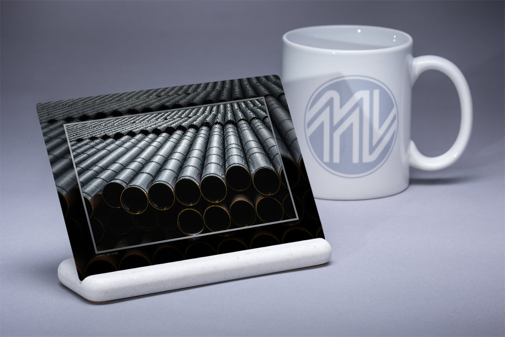 &quot;A Crop of Ducts&quot; 4x6 Metal Print &amp; Stand