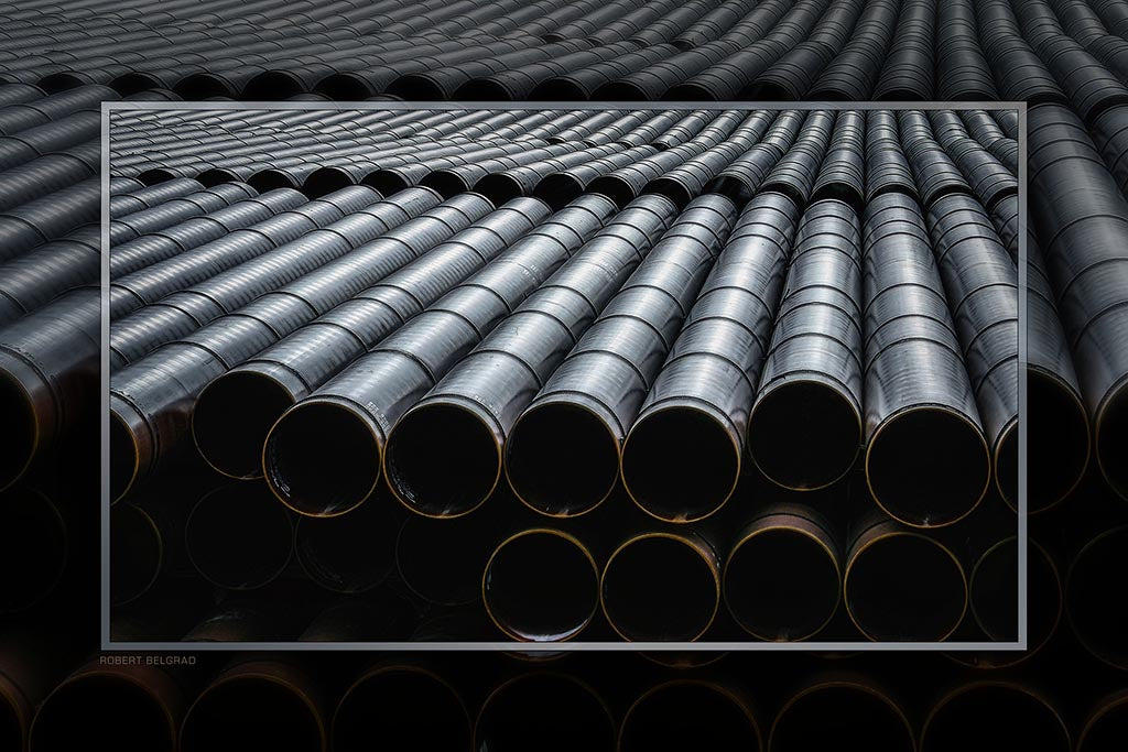 "A Crop of Ducts" 4x6 Metal Print & Stand