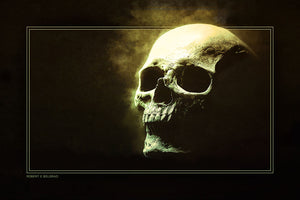 "Yorick" 4x6 Metal Print & Stand