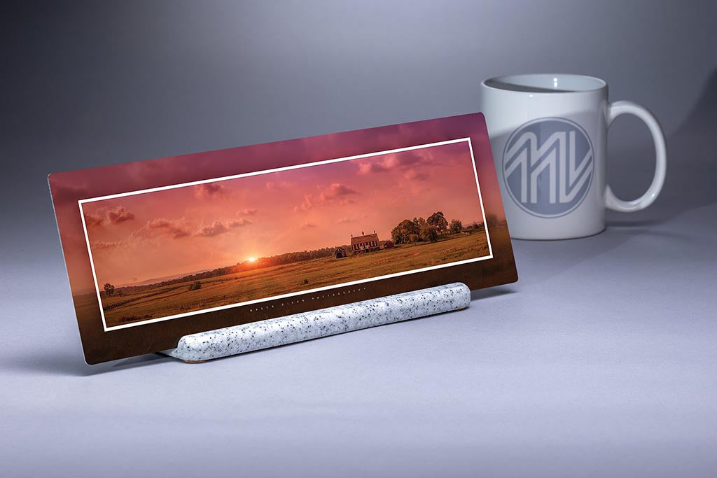 "Codori Farm" 4x12 Panoramic Metal Print with Stand