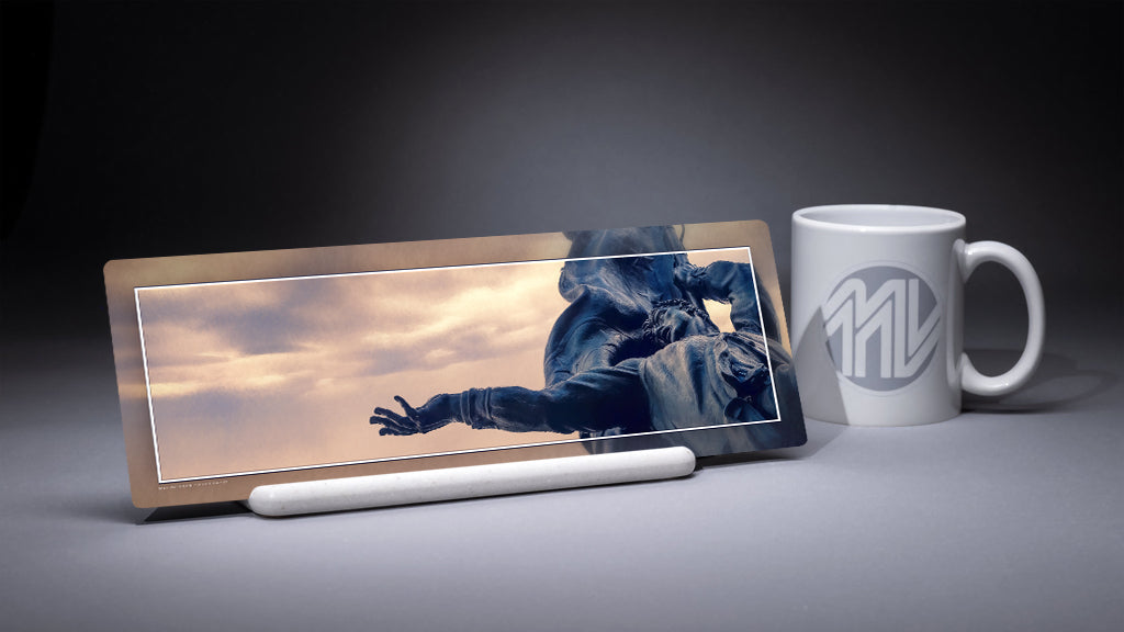 &quot;Soldiers and Sailors&quot; 4x12 Panoramic Metal Print with Stand