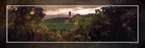 "The Hidden Harvest" 4x12 Panoramic Metal Print with Stand