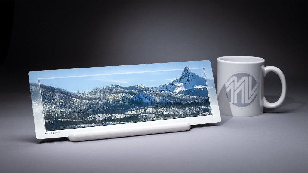 &quot;Oregon Wild&quot; 4x12 Panoramic Metal Print with Stand