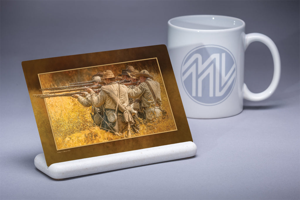 &quot;Rebel Sharpshooters&quot; 4x6 Metal Print &amp; Stand