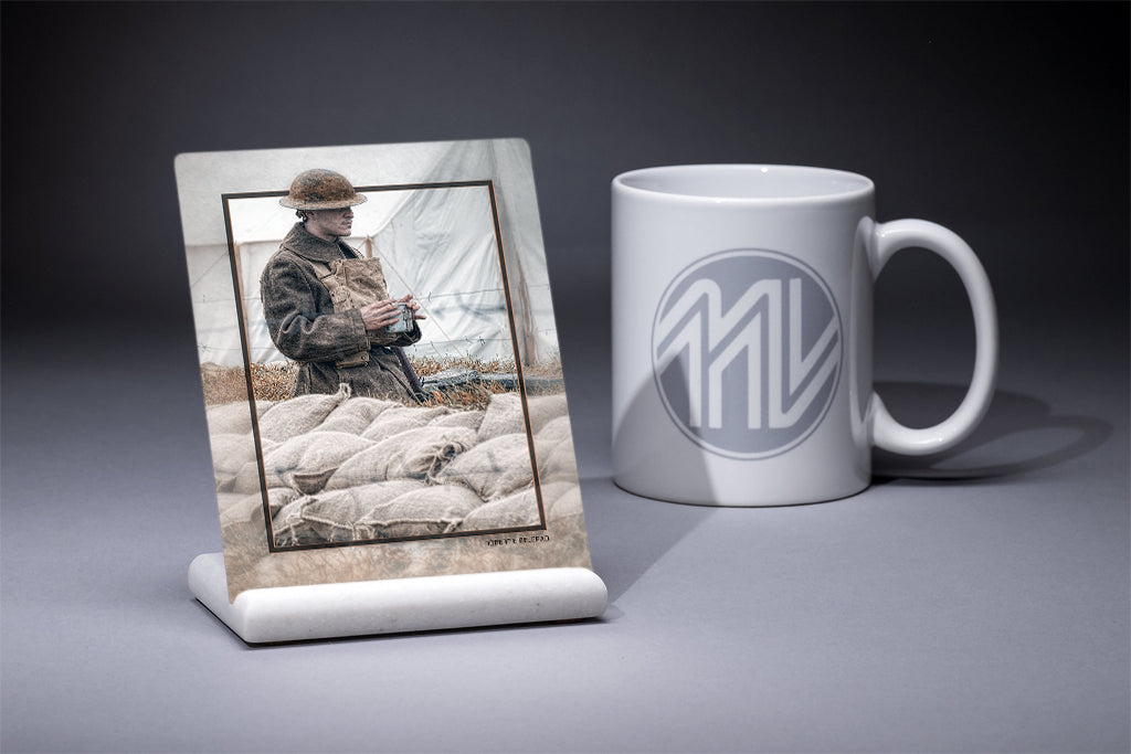 &quot;The World War Can Wait&quot; 4x5 Metal Print &amp; Stand