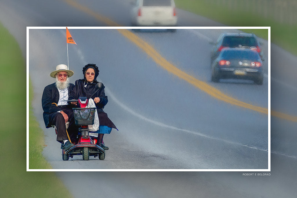 &quot;Life in the Fast Lane&quot; 4x6 Metal Print &amp; Stand