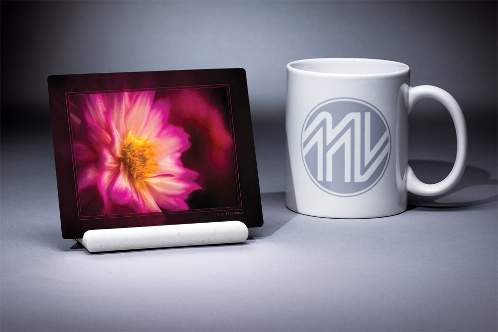 &quot;Floral Appeal&quot; 4x5 Metal Print &amp; Stand