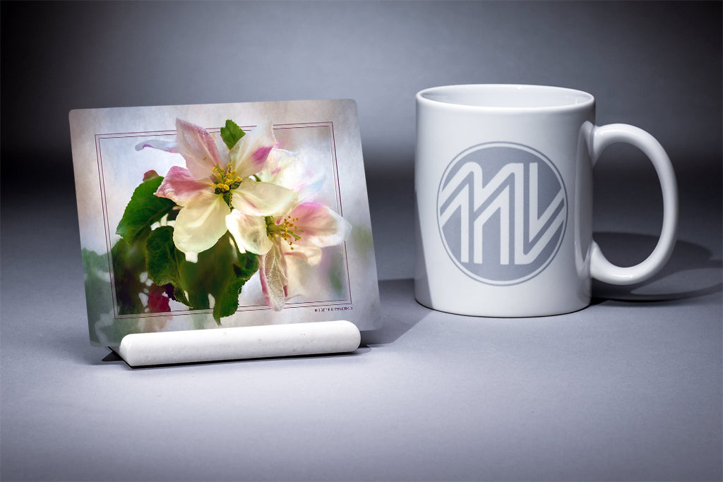 &quot;Magnolias&quot; 4x5 Metal Print &amp; Stand