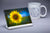 "Helios Sunflower" 4x6 Metal Print & Stand