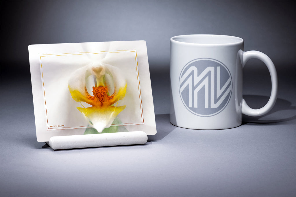 "Fading Orchid" 4x5 Metal Print & Stand