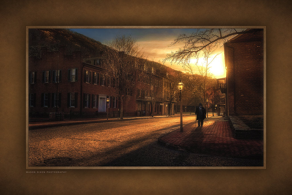 &quot;Harpers Ferry Flashback&quot; 6x9 Metal Print &amp; Stand